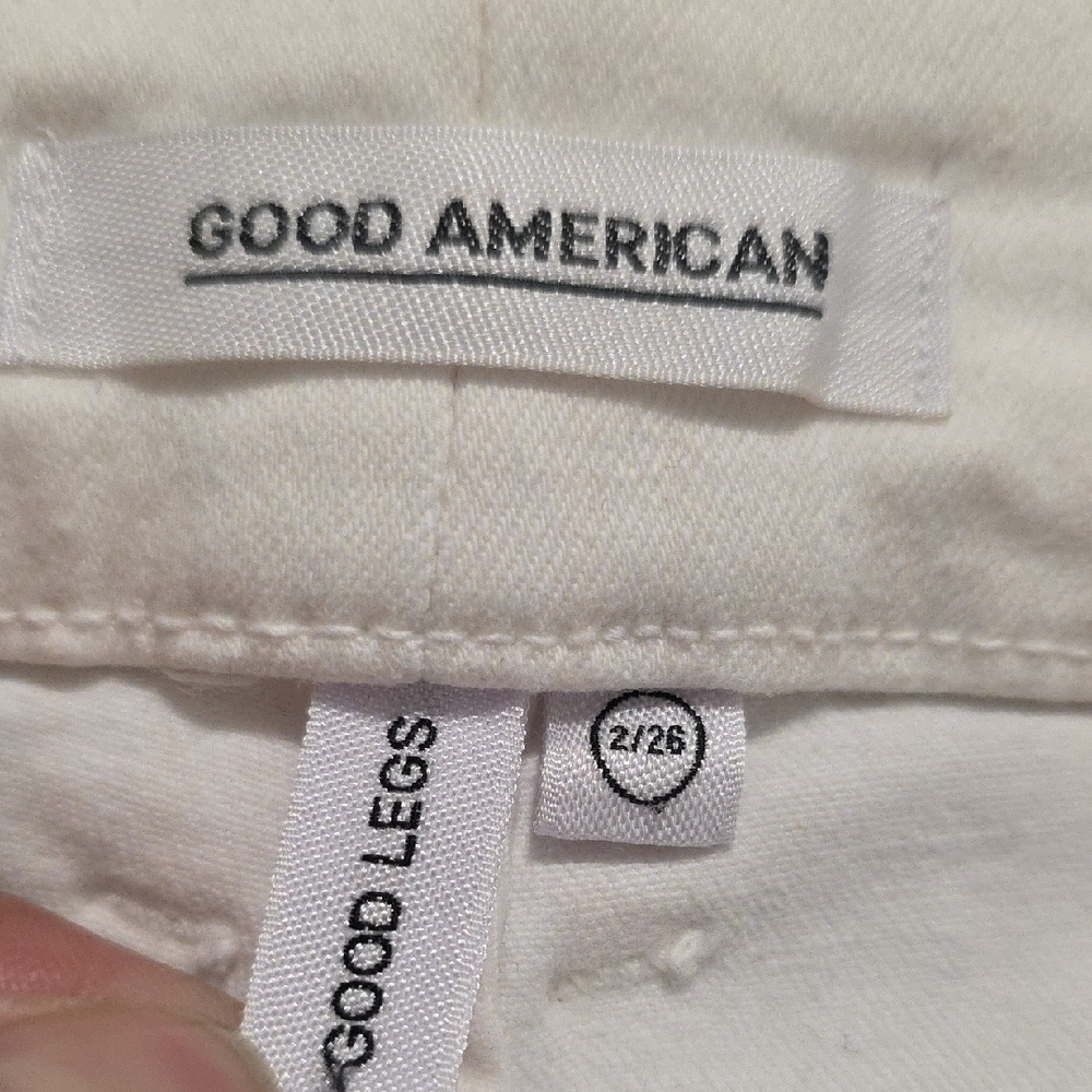 Good American Good Legs Skinny Jeans White - Picture 2 of 9